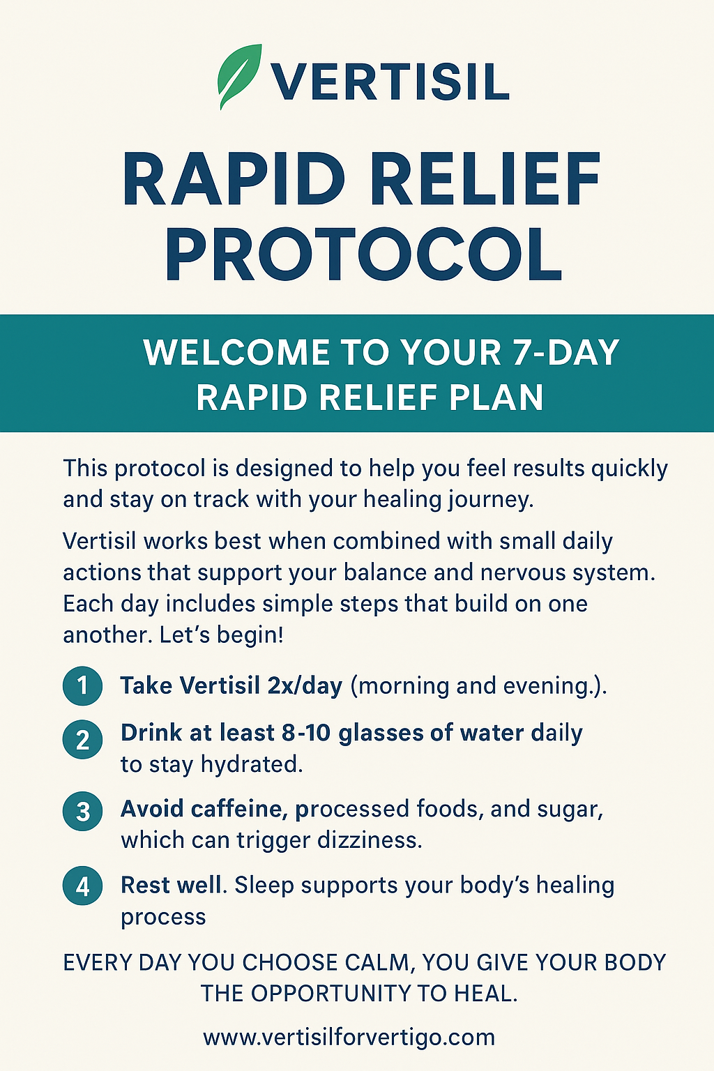 7- DAY RAPID RELIEF PLAN