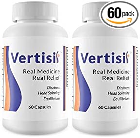 Eradicate Vertigo with Vertisil Real Medicine (60 Capsules) 2 Bottle by Scientific Health