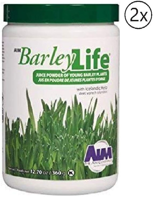 Aim BarleyLife Grass Powder (12.7 oz) 2 Bottle