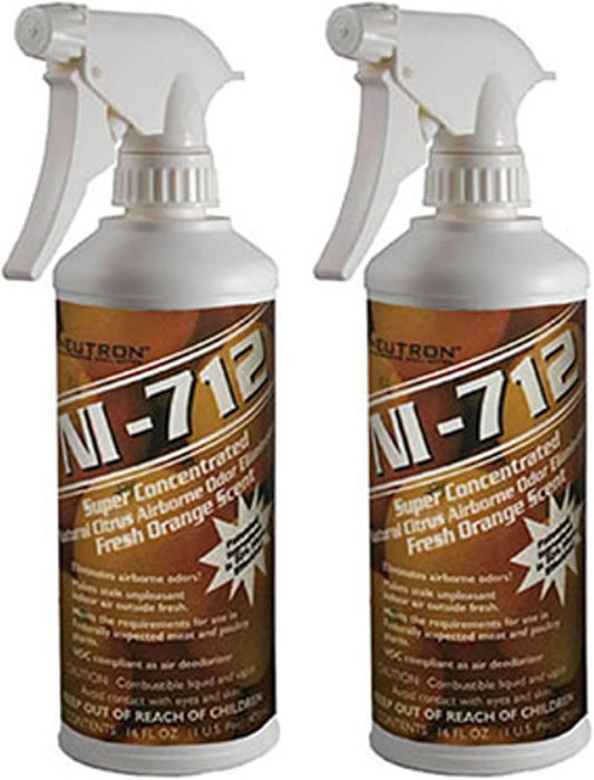 Dpnamron NI-712 Odor Eliminator Fresh Orange Pint (2 Bottle) Eliminates Airborne Odors!