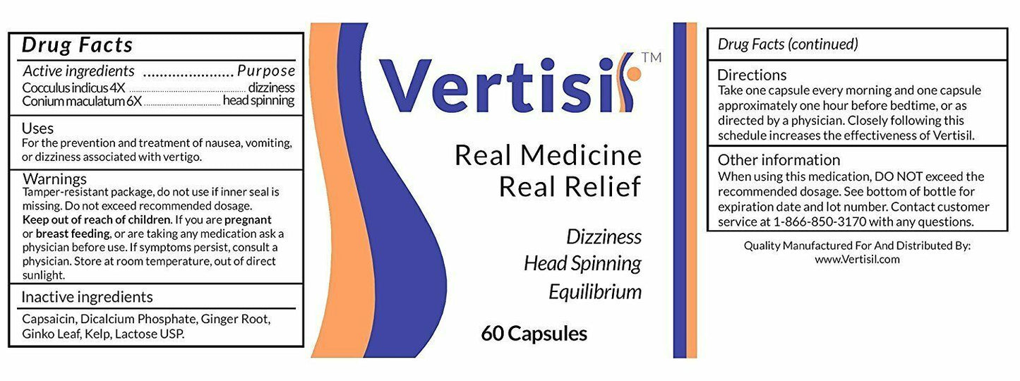 Vertisil 60 Caps (3 Pack)