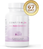 Confitrol24 Bladder Control Dietary Supplement Reduces Bladder Leakage (60 Capsules)