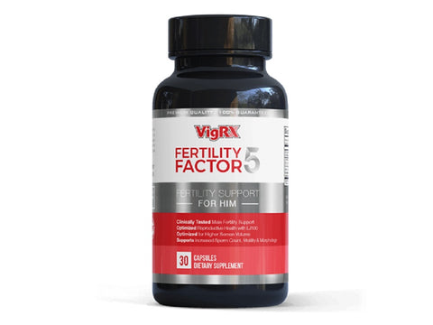 VigRX Fertility Factor 5 - Fertility Support Supplement For Him - 30 Capsules