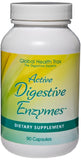 Global Health Trax Active Digestive Enzymes Dietary Supplyment -- 90 Capsules