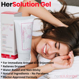 HerSolution Gel 6 Month - Female Enhancement Libido Enhancer Her Solution; 100% all-natural