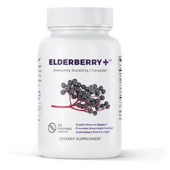 Leading Edge Health Elderberry Plus Promotes Respiratory Health Dietary Supplement