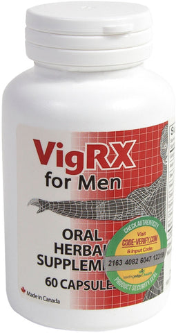 VigRX For Men Oral Herbal Supplement 60 Capsules
